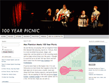 Tablet Screenshot of 100yearpicnic.com